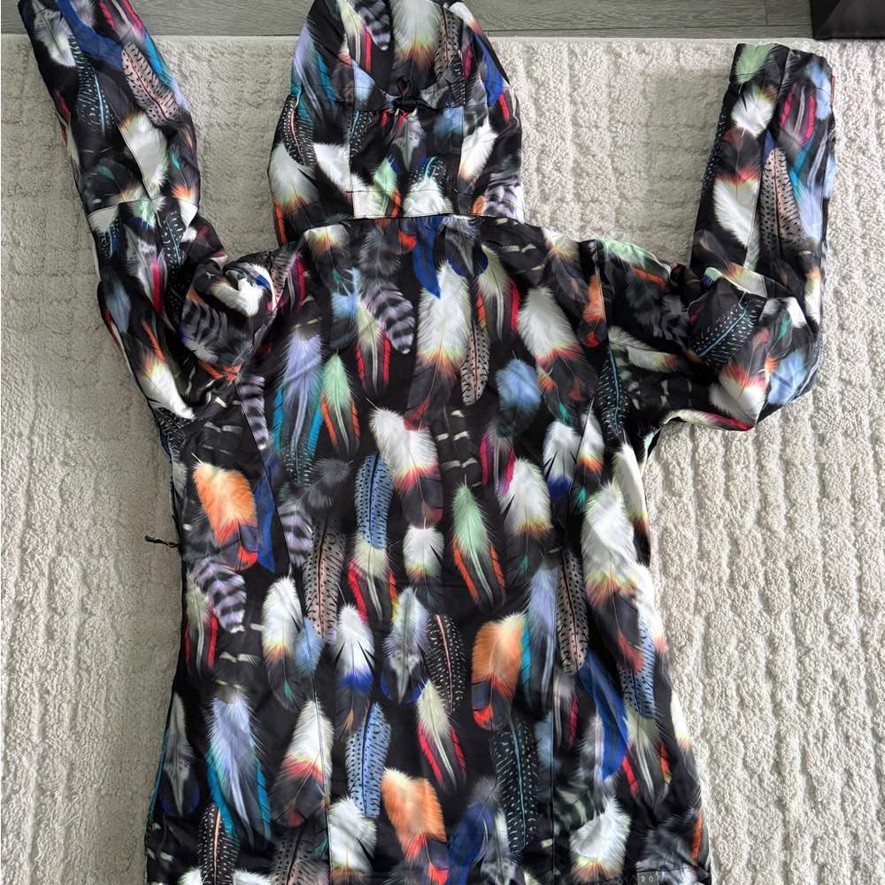 Roxy Multicolor Feather Ski/Snow Jacket - Picture 3 of 5